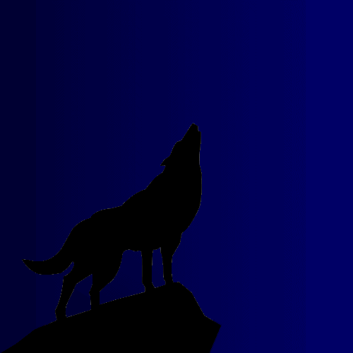 Animated Wolf Logo - Wolf's Rain Logo Animation