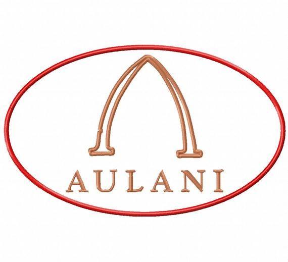 Aulani Logo - Aulani Resort Logo- 4x4 5x7 6x10 - Instant Download - Monkey Doodle  Digitizing
