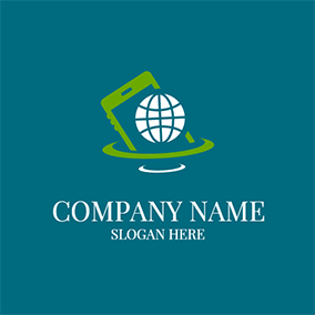 Blue and White Globe Logo - Free Globe Logo Designs. DesignEvo Logo Maker