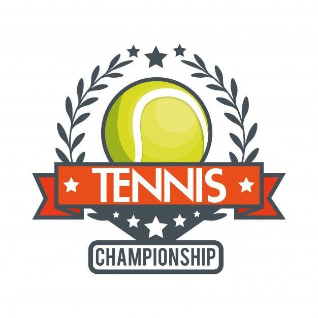 Ball Star Logo - Tennis championship ball star banne Vector | Premium Download
