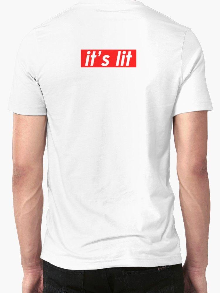 Lit Supreme Logo - Lit Supreme Logo Design Mens Unisex T Shirt O312857Jo