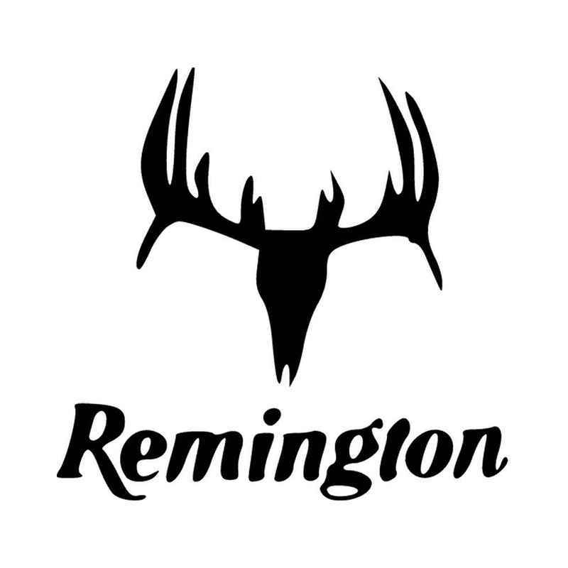 Remmington Logo - Remington Arms & Buck Logo Vinyl Decal Sticker