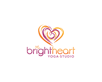 Yoga Studio Logo - Bright Heart Yoga Studio logo design contest - logos by lin