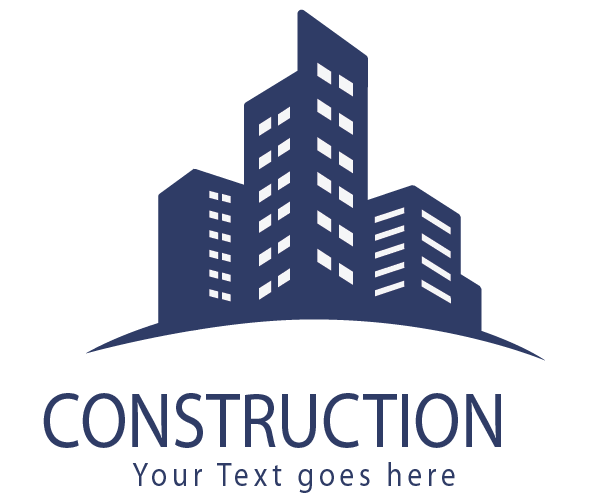 Blue Construction Logo - Building construction logo png 5 PNG Image
