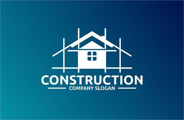 Blue Construction Logo - Construction Logos PSD, Vector AI, EPS Format Download