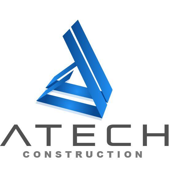 Blue Construction Logo - Abstract Construction Logo Design