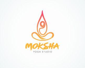 Yoga Studio Logo - Moksha - yoga studio Designed by VectorFrenzy | BrandCrowd