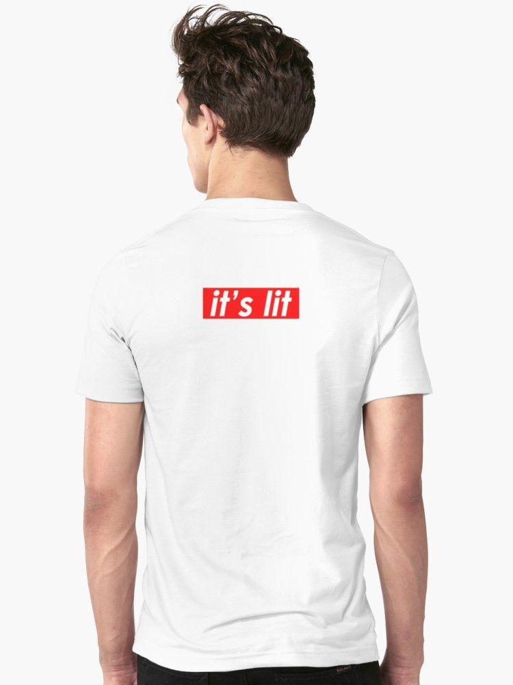 Lit Supreme Logo - Lit Supreme Logo Design Mens Unisex T Shirt O312857JoBuy Discount