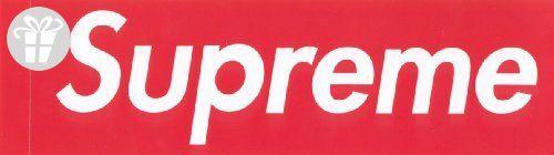 Lit Supreme Logo - Supreme Store Red Box Logo Clothing Sticker - NYC Store Streetwear ...