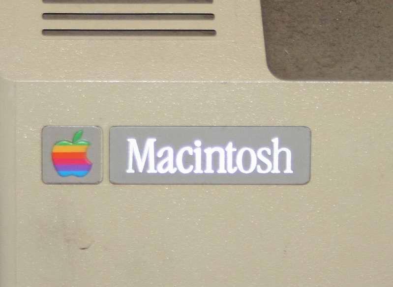 Old Macintosh Logo - Apple Macintosh