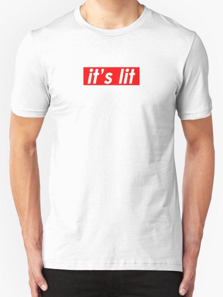 Lit Supreme Logo - Lit Supreme Logo Design mens Unisex T-Shirt O312857JoBuy discount ...
