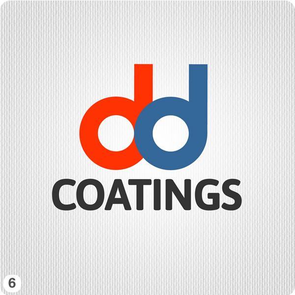 Black and Blue Company Logo - Painting Company Logo Design for D&D Coatings