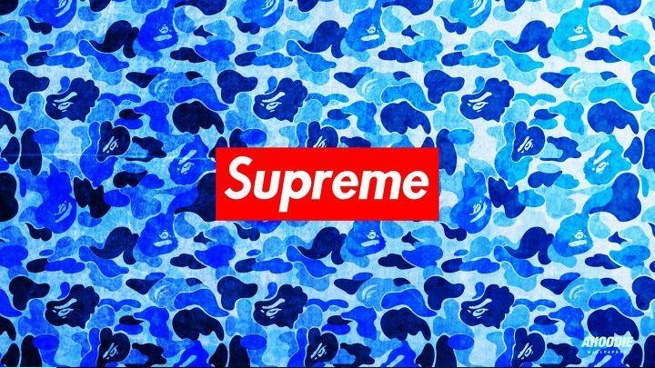 Supreme BAPE Blue Logo - BAPE X SUPREME | BAPE | Bape, Supreme