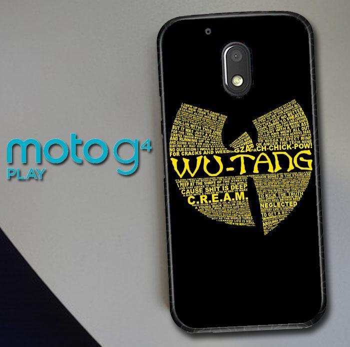 Motorola Home Logo - Wu Tang Quote Logo Motorola Moto G4 Play Case