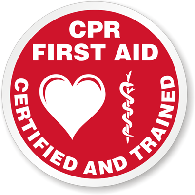 First Aid CPR Logo - CPR With AED First Aid Course