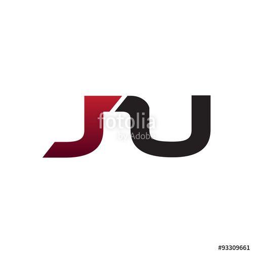 J U Logo - modern initial logo JU