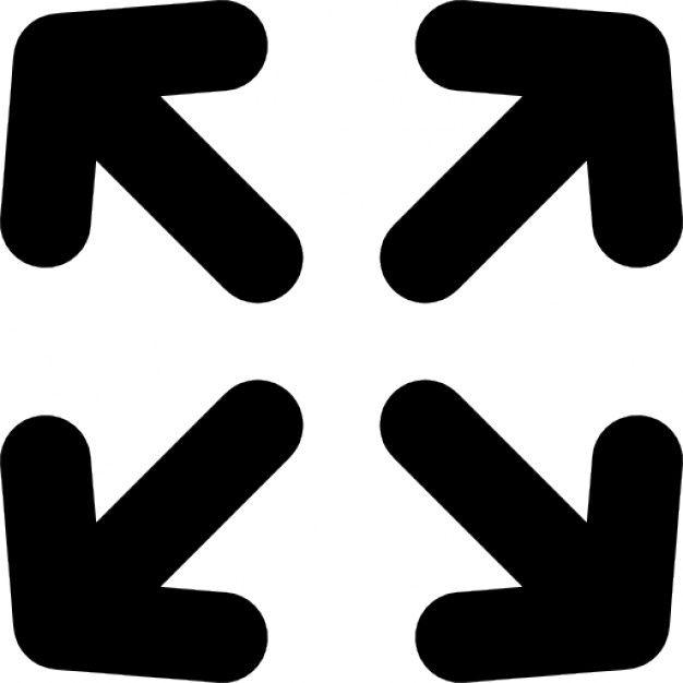 Four Arrows Logo - Four Corners Clipart
