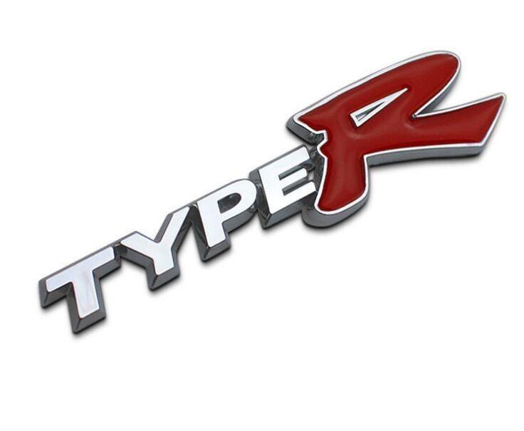 Automotive Payment Logo - TYPE R 3D Racing Emblem Badge Logo Decal Sticker Racing Car logos ...