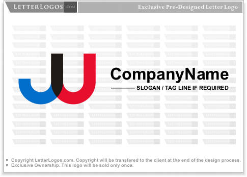 J U Logo - LetterLogos.com - Letter JU Logo ( j-logo-6 )