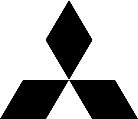Black and Mitsubishi Logo - File:Mitsubishi logo (Black).svg | Logopedia | FANDOM powered by Wikia