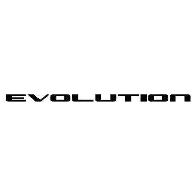 Black and Mitsubishi Logo - Mitsubishi - Lancer Evolution Logo - Outlaw Custom Designs, LLC