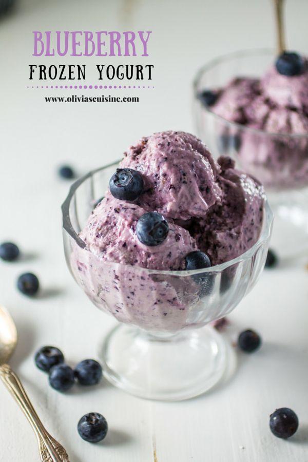 Froyo Ice Cream Logo - Blueberry Frozen Yogurt's Cuisine