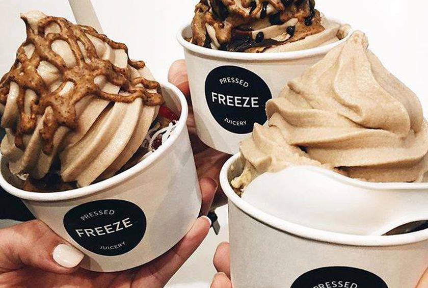 Froyo Ice Cream Logo - Pressed Juicery Brings Healthy Soft Serve to New York City