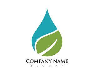 Water Leaf Logo - water Leaf Logo