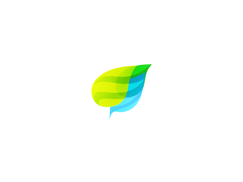 Water Leaf Logo - Water + Leaf Logo V2 by Usama Awan | Dribbble | Dribbble
