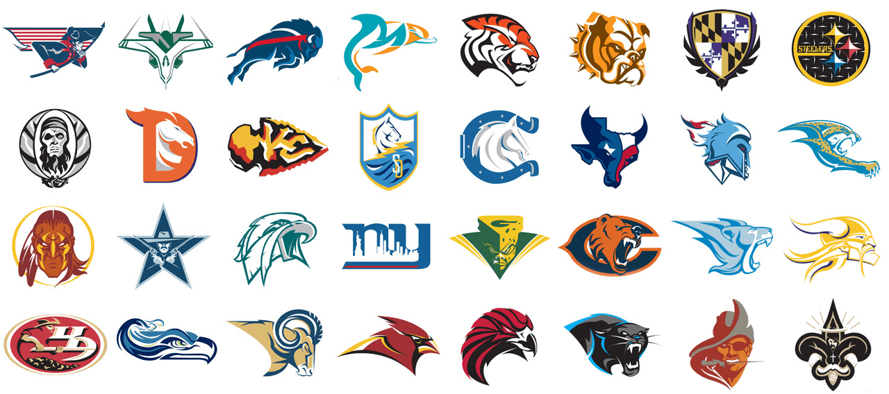 All NFL Logo - Fan-Made Alternative NFL Logos