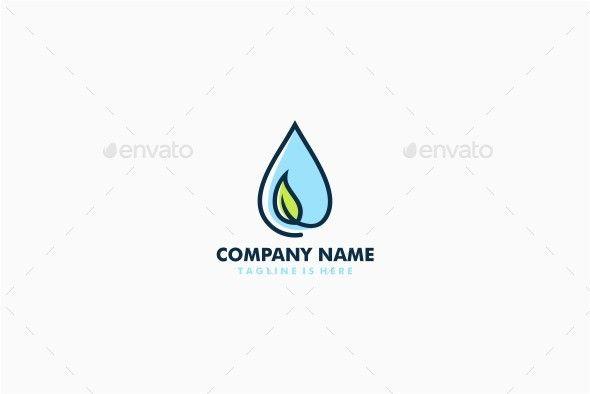 Water Leaf Logo - Leaf Water Drop Logo #Water, #Leaf, #Logo, #Drop. Non Profit Logo