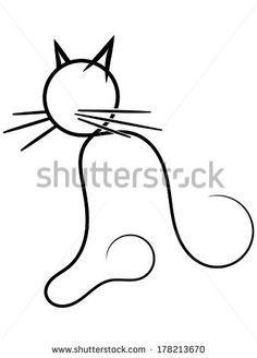 Sitting Cat Black and White Logo - Οι 155 καλύτερες εικόνες του πίνακα cats logo | Cat logo, Small cat ...