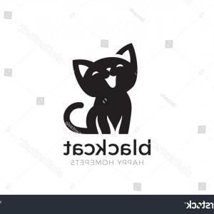 Sitting Cat Black and White Logo - Black And White Cute Cat | LaztTweet