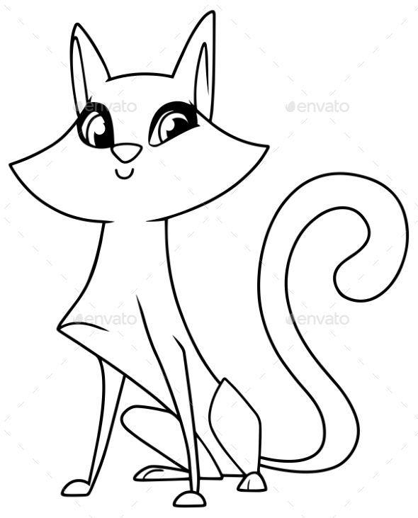 Sitting Cat Black and White Logo - Cat Sitting Line Art Sitting Cat Art Line Agriculture Logo