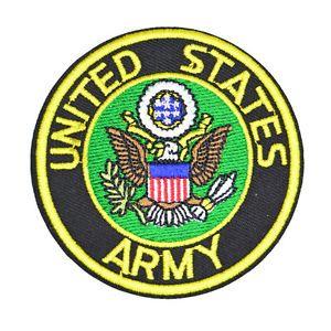 Us Military Logo - United States US Army Military Logo Embroidered Iron Sew On Patch ...