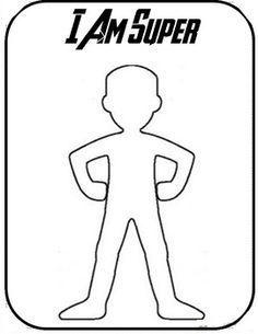 Create Own Superhero Logo - Create Your Own Superhero Template. ASF Activity Ideas. Super