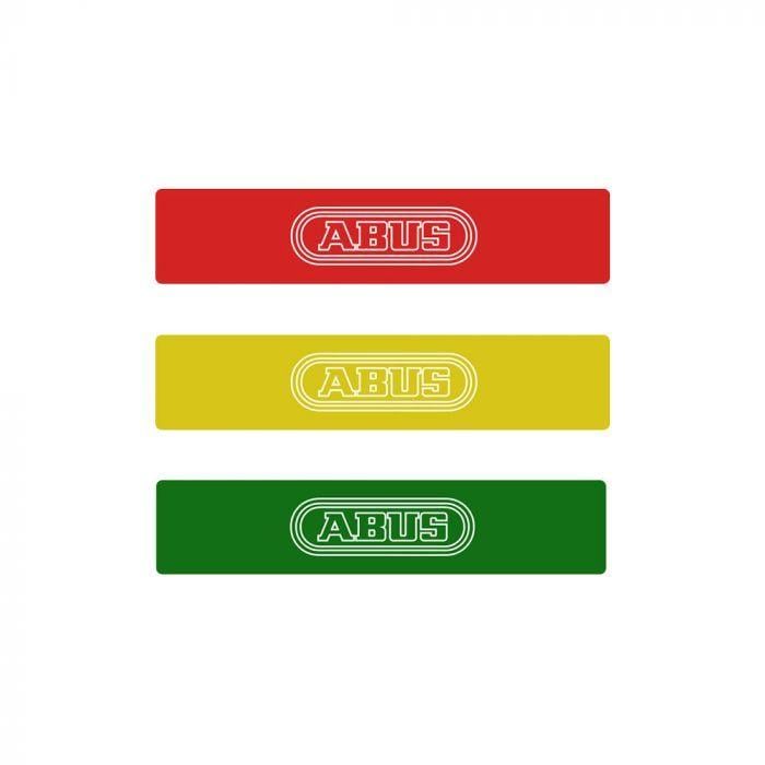 Green and Red Co Logo - ABUS 41/30 Bumper - Yellow, Red or Green
