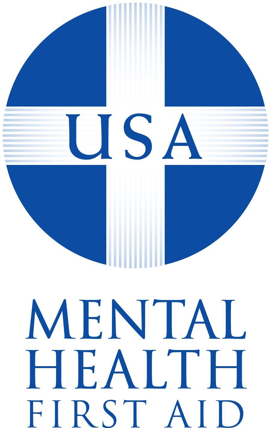 First Aid CPR Logo - Mental Health First Aid & QPR Training. Mental Health America