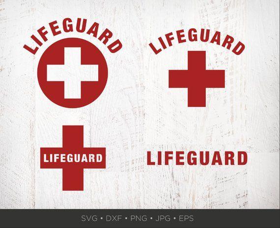 Red Cross Lifeguard Logo - Lifeguard SVG Bundle Life Guard Svg Files for Cricut Red