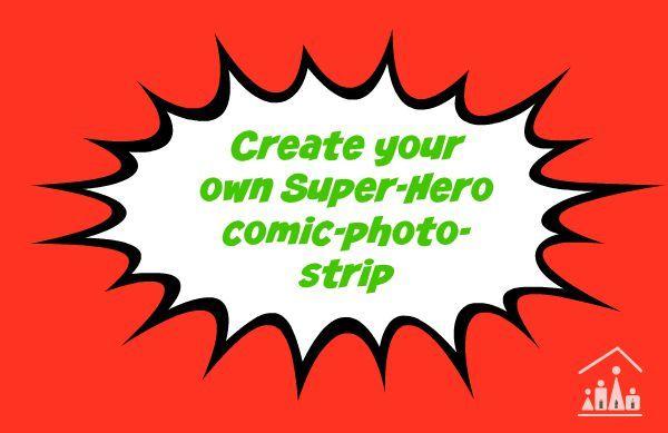 Create Own Superhero Logo - Create Your Own Super Hero Comic Photo Strip
