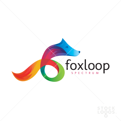 Rainbow Colored Logo - rainbow colored logo designs. BRANDED. Logo design, Logos, Fox logo