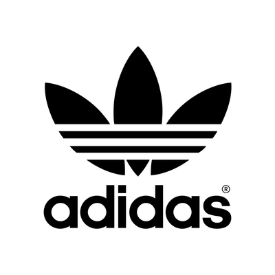 Small Adidas Logo - Adidas Logo Black transparent PNG - StickPNG