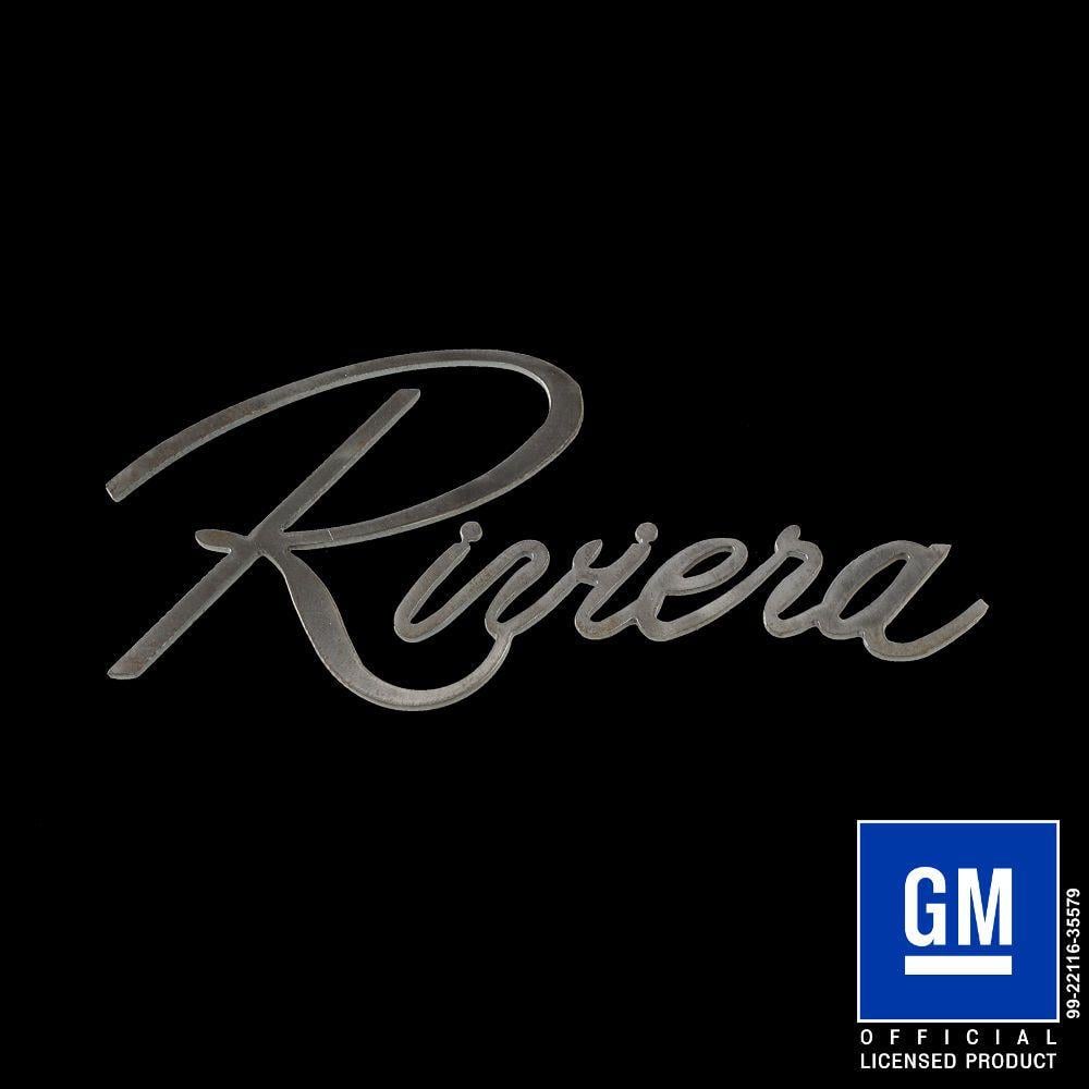 Buick Riviera Logo - Buick Riviera Script - Speedcult Officially Licensed