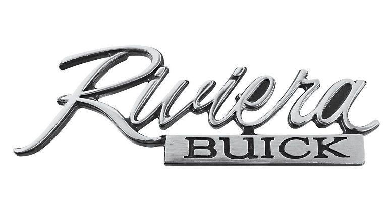 Buick Riviera Logo - Schwinds Classic Parts Store - Trunk Panel Emblem for 1973 Buick ...