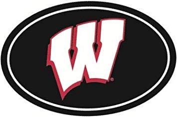 Wisconsin W Logo - inch UW Oval W Logo Decal University of Wisconsin