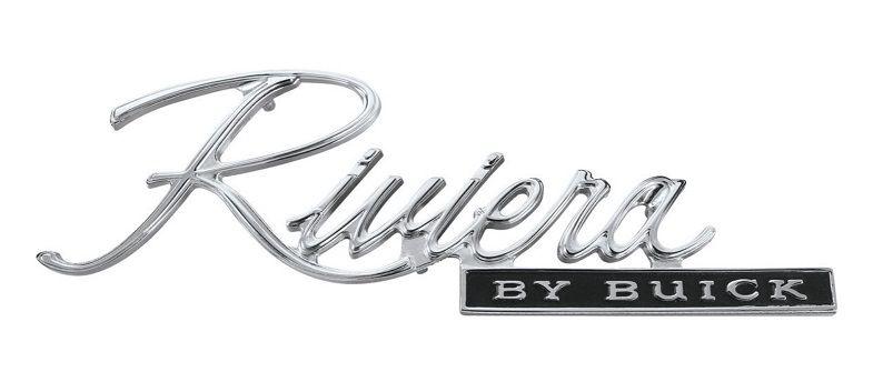 Buick Riviera Logo - Schwinds Classic Parts Store - Trunk Panel Emblem for 1971-72 Buick ...