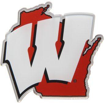 Wisconsin W Logo - Wisconsin Badgers Car Accessories, University of Wisconsin Auto ...
