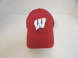 Wisconsin W Logo - New Era NCAA Wisconsin Badgers Red w White W Logo Perforated Back ...
