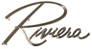 Buick Riviera Logo - 1963-1967 Buick Riviera Front Fender Script Emblem | eBay