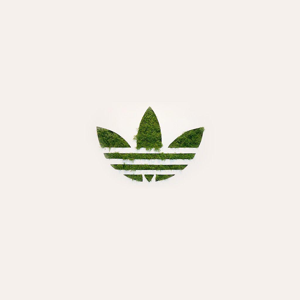Small Adidas Logo - iPad wallpaper. adidas logo green sports grass art